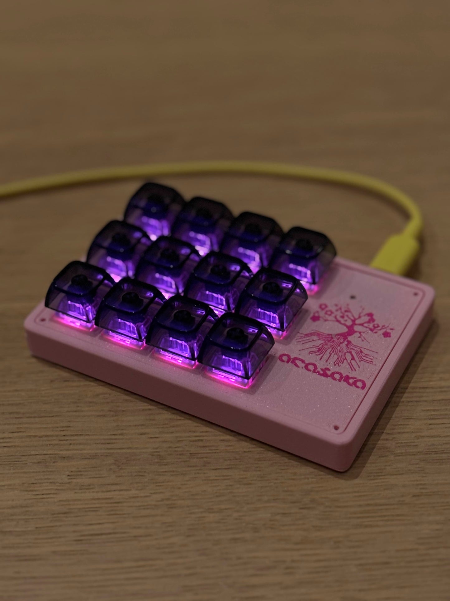 Makrokeyboard Arasaka pink Tatzucon edition Pre Sale