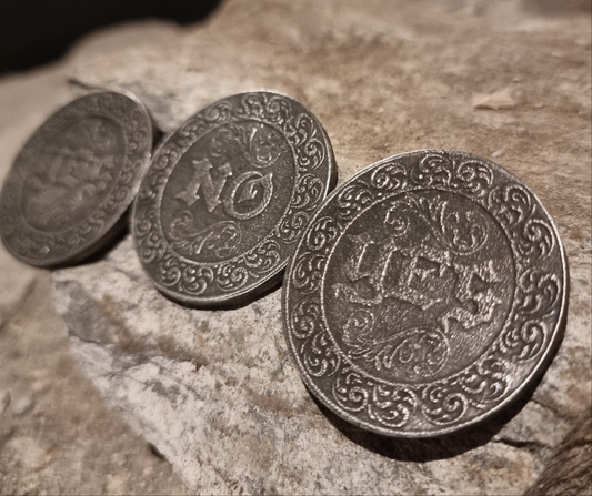 Tinnmynt Yes/No